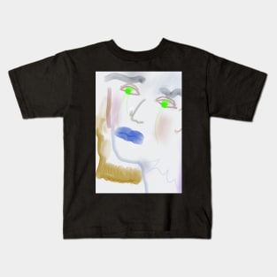 Tears Emerald, digital watercolor and oil painting Kids T-Shirt